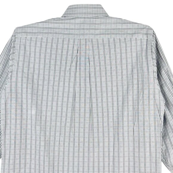 Michael Kors Men's Plaid Long Sleeve Button-Up Grey/Purple Shirt 16.5 34/35 NWOT - Picture 4 of 11